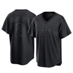 BIPIHUC P.Phillies #2 Justin Crawford Player Black Pitch Fashion Limited T-shirt Stitched Jerseys