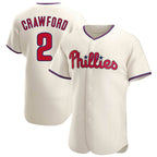BIPIHUC P.Phillies #2 Justin Crawford Player Cream Home Limited Elite Stitched Jerseys