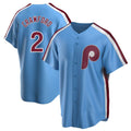BIPIHUC P.Phillies #2 Justin Crawford Player Light Blue Home Game Stitched Jerseys
