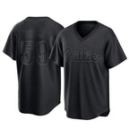 BIPIHUC P.Phillies #59 Jhoan Duran Player Black Pitch Fashion Limited T-shirt Stitched Jerseys