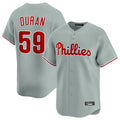 BIPIHUC P.Phillies #59 Jhoan Duran Player Gray Home Limited Stitched Jerseys
