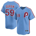 BIPIHUC P.Phillies #59 Jhoan Duran Player Light Blue Home Limited Stitched Jerseys