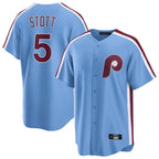 BIPIHUC P.Phillies #5 Bryson Stott Player Light Blue Home Limited Game Stitched Jerseys