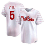 BIPIHUC P.Phillies #5 Bryson Stott Player White Home Limited Stitched Jerseys