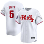 BIPIHUC P.Phillies #5 Bryson Stott Player White Phillies & Eagles Vapor Premier Limited Stitched Jerseys