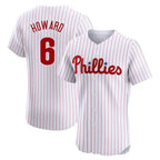 BIPIHUC P.Phillies #6 Ryan Howard Player White Home Limited Elite Stitched Jerseys