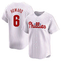BIPIHUC P.Phillies #6 Ryan Howard Player White Home Limited Stitched Jerseys