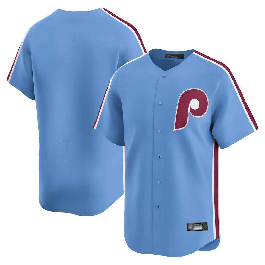 BIPIHUC P.Phillies Blank Player Light Blue Game Stitched Jerseys