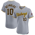 BIPIHUC P.Pirates #10 Bryan Reynolds Player Gray Road Home Limited Elite Stitched Jerseys