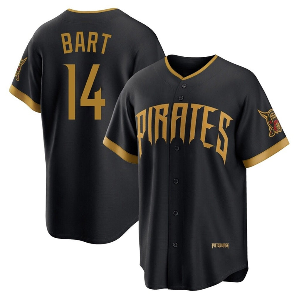 BIPIHUC P.Pirates #14 Joey Bart Player Black 2026 City Connect Home Game Stitched Jerseys