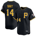 BIPIHUC P.Pirates #14 Joey Bart Player Black Alternate Limited Game Stitched Jerseys