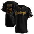 BIPIHUC P.Pirates #14 Joey Bart Player Black Home Limited Elite Stitched Jerseys