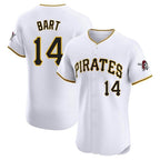 BIPIHUC P.Pirates #14 Joey Bart Player White Home Limited Elite Stitched Jerseys