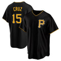 BIPIHUC P.Pirates #15 Oneil Cruz Player Black Alternate 2025 Home Game Stitched Jerseys