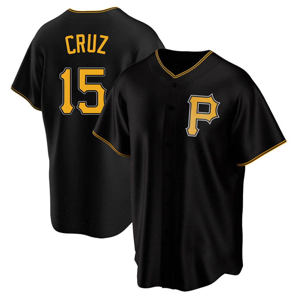 BIPIHUC P.Pirates #15 Oneil Cruz Player Black Alternate 2025 Home Game Stitched Jerseys