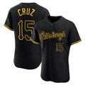 BIPIHUC P.Pirates #15 Oneil Cruz Player Black Snake Skin City Home Limited Elite Stitched Jerseys