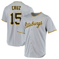 BIPIHUC P.Pirates #15 Oneil Cruz Player Gray Road Home Game Stitched Jerseys