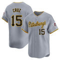 BIPIHUC P.Pirates #15 Oneil Cruz Player Gray Road Home Limited Stitched Jerseys