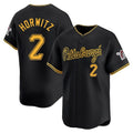 BIPIHUC P.Pirates #2 Spencer Horwitz Player Black Alt Home Limited Stitched Jerseys