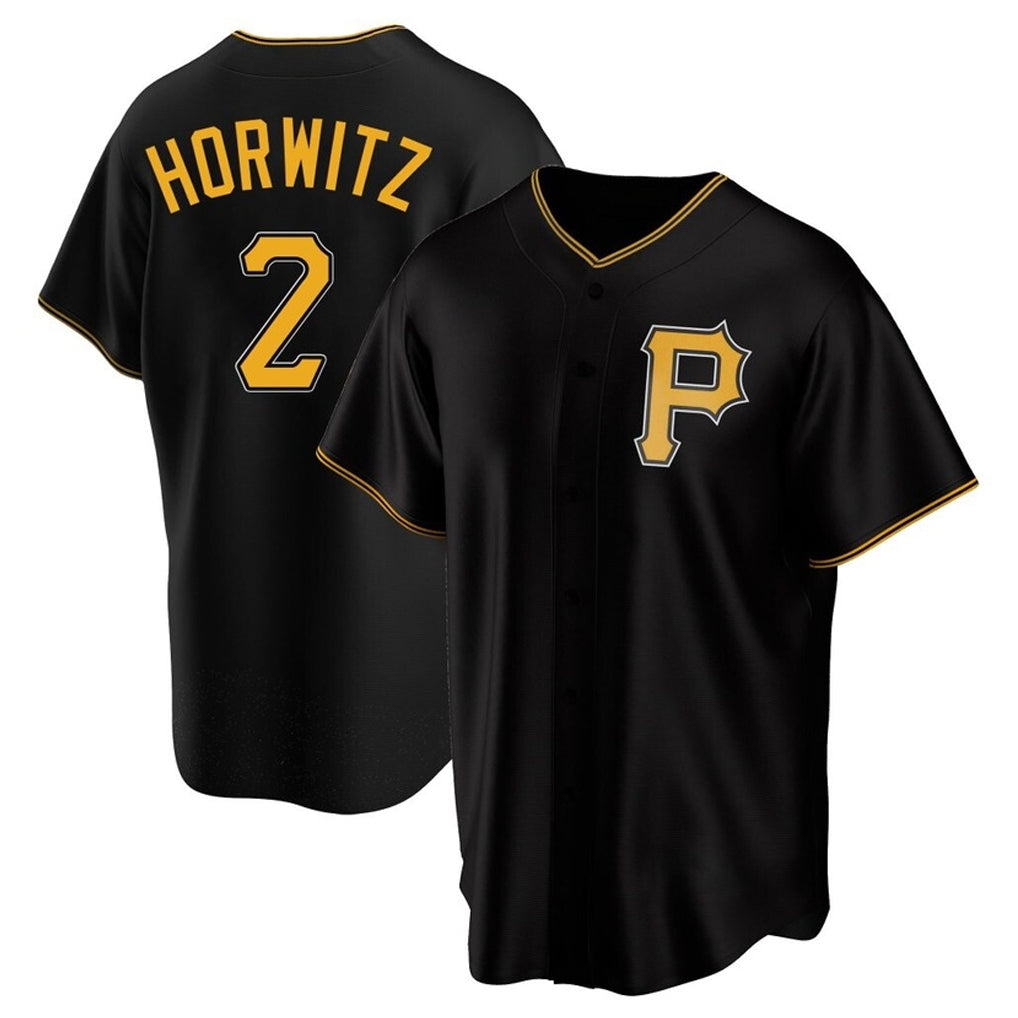 BIPIHUC P.Pirates #2 Spencer Horwitz Player Black Alternate 2025 Home Game Stitched Jerseys
