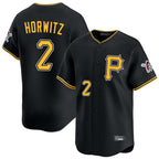 BIPIHUC P.Pirates #2 Spencer Horwitz Player Black Alternate Limited Game Stitched Jerseys