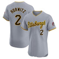 BIPIHUC P.Pirates #2 Spencer Horwitz Player Gray Road Home Limited Elite Stitched Jerseys