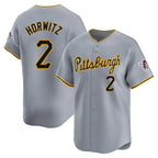 BIPIHUC P.Pirates #2 Spencer Horwitz Player Gray Road Home Limited Stitched Jerseys