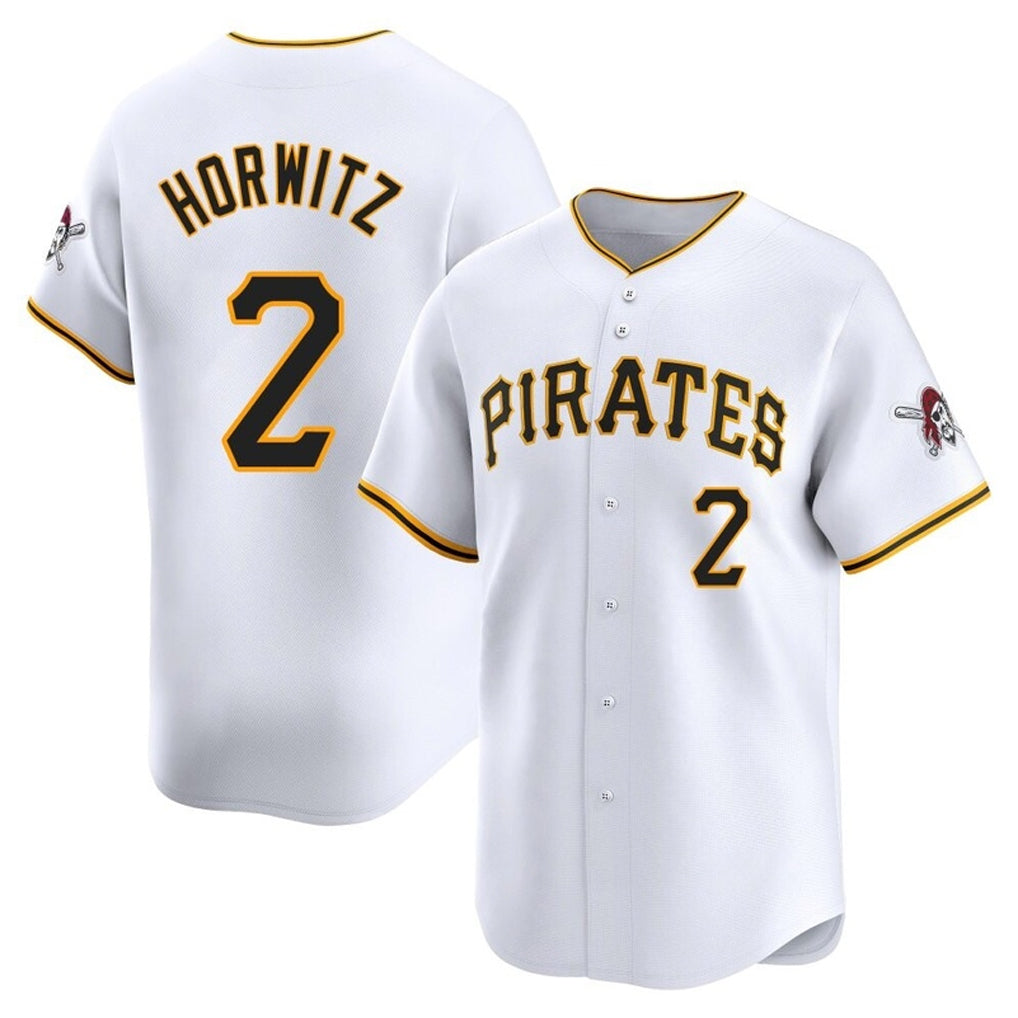 BIPIHUC P.Pirates #2 Spencer Horwitz Player White Home Limited Stitched Jerseys
