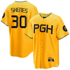 BIPIHUC P.Pirates #30 Paul Skenes Player Gold City Connect Home Limited Stitched Jerseys
