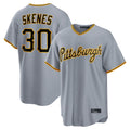 BIPIHUC P.Pirates #30 Paul Skenes Player Gray Road Home Game Stitched Jerseys