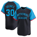 BIPIHUC P.Pirates #30 Paul Skenes Player Navy National League All-Star Home Limited Stitched Jerseys