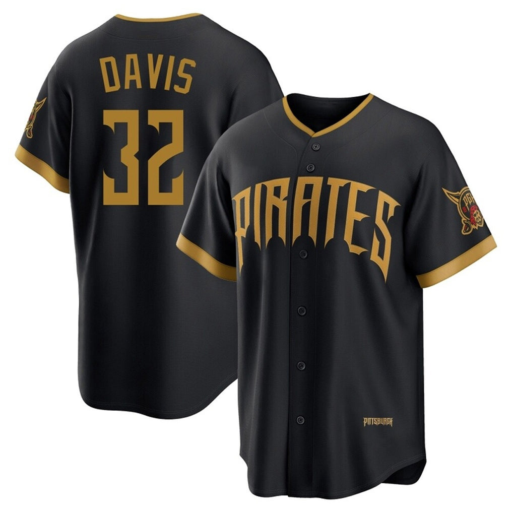 BIPIHUC P.Pirates #32 Henry Davis Player Black 2026 City Connect Home Game Stitched Jerseys