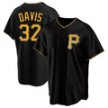 BIPIHUC P.Pirates #32 Henry Davis Player Black Alternate 2025 Home Game Stitched Jerseys