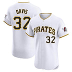 BIPIHUC P.Pirates #32 Henry Davis Player White Home Limited Elite Stitched Jerseys