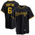 BIPIHUC P.Pirates #6 Konnor Griffin Player Black Alt Home Game Stitched Jerseys