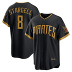 BIPIHUC P.Pirates #8 Willie Stargell Player Black 2026 City Connect Home Limited Stitched Jerseys
