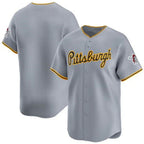 BIPIHUC P.Pirates Blank Player Gray Road Home Limited Stitched Jerseys