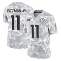 BIPIHUC P.Steelers #11 Michael Pittman Jr. Player Arctic Camo Limited Salute To Service Home Game Stitched Jerseys