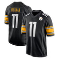 BIPIHUC P.Steelers #11 Michael Pittman Jr. Player Black Home Game Stitched Jerseys