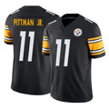 BIPIHUC P.Steelers #11 Michael Pittman Jr. Player Black Limited Vapor F.U.S.E. Home Game Stitched Jerseys