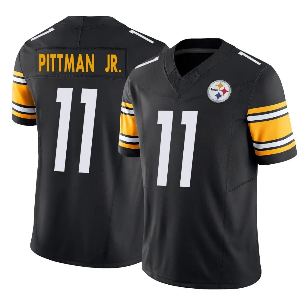 BIPIHUC P.Steelers #11 Michael Pittman Jr. Player Black Limited Vapor F.U.S.E. Home Game Stitched Jerseys