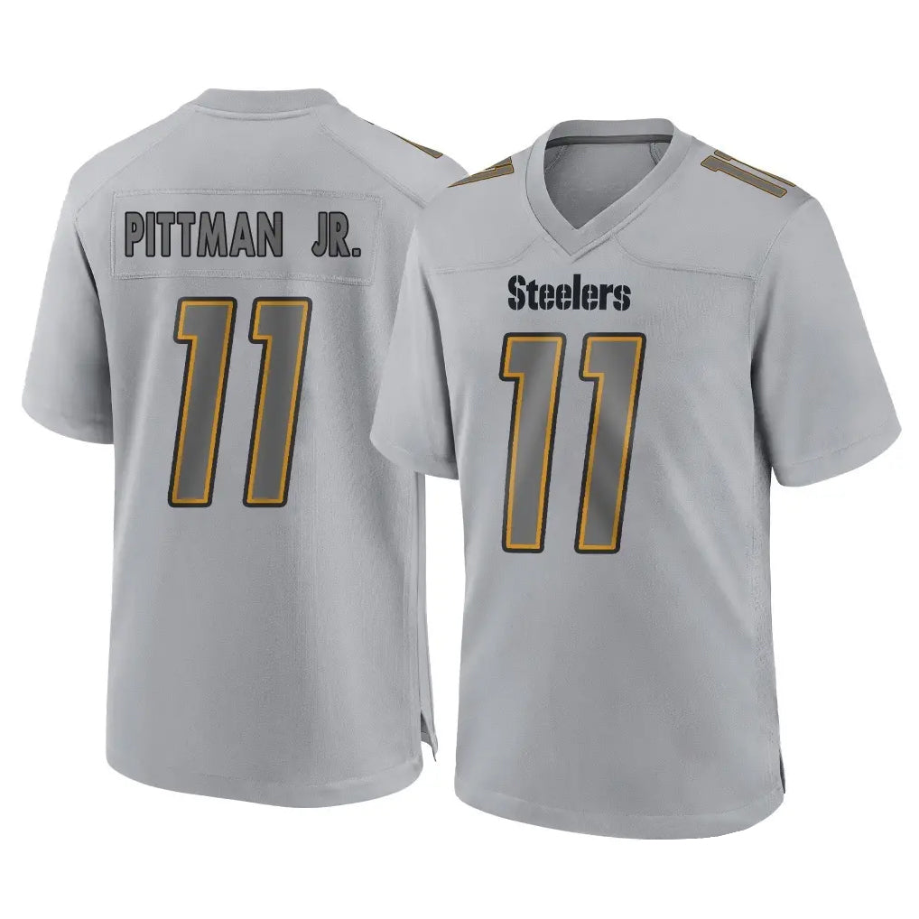 BIPIHUC P.Steelers #11 Michael Pittman Jr. Player Gray Atmosphere Fashion Home Game Stitched Jerseys