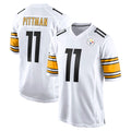 BIPIHUC P.Steelers #11 Michael Pittman Jr. Player White Home Game Stitched Jerseys