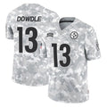 BIPIHUC P.Steelers #13 Rico Dowdle Player Arctic Camo Limited Salute To Service Home Game Stitched Jerseys