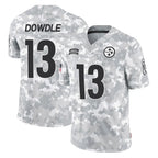 BIPIHUC P.Steelers #13 Rico Dowdle Player Arctic Camo Limited Salute To Service Home Game Stitched Jerseys