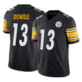 BIPIHUC P.Steelers #13 Rico Dowdle Player Black Limited Vapor F.U.S.E. Home Game Stitched Jerseys