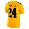 BIPIHUC P.Steelers #24 Joey Porter Jr. Gold Alternate 1933 Throwback Vapor F.U.S.E. Limited Stitched Jerseys