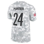 BIPIHUC P.Steelers #24 Joey Porter Jr. Limited Salute to Service Jerseys