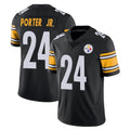BIPIHUC P.Steelers #24 Joey Porter Jr. Player Black Limited Vapor Untouchable Home Game Stitched Jerseys