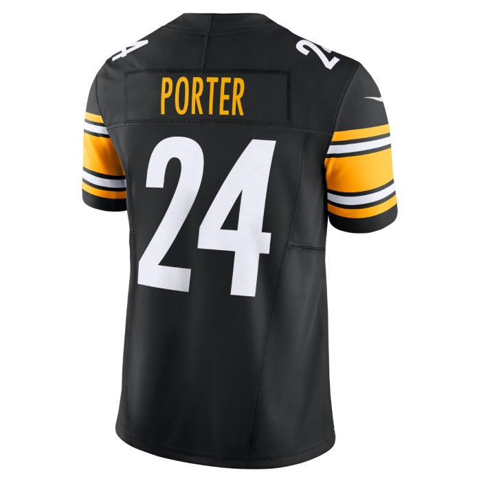 BIPIHUC P.Steelers #24 Joey Porter Jr. Player Gold Alternate 1933 Throwback Game Stitched Jersey